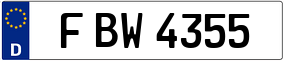 Truck License Plate